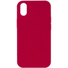 Чехол Silicone Case Full Protective (AA) NO LOGO для Apple iPhone XR (6.1") (Красный)