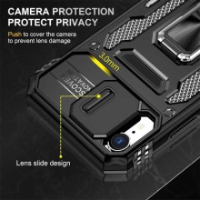 Ударопрочный чехол Camshield Army Ring для Apple iPhone XR (6.1") – Черный