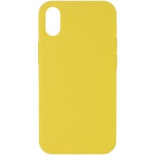 Чохол Silicone Case Full Protective (AA) NO LOGO для Apple iPhone XR (6.1") – Жовтий