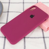 Чохол Silicone Case Full Protective (AA) для Apple iPhone XR (6.1") – Бордовий