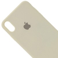 Чехол Silicone Case Full Protective (AA) для Apple iPhone XR (6.1") – Бежевый