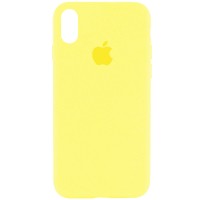 Чехол Silicone Case Full Protective (AA) для Apple iPhone XR (6.1") – Желтый