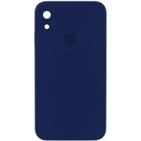 Чехол Silicone Case Square Full Camera Protective (AA) для Apple iPhone XR (6.1") – Темно-синий