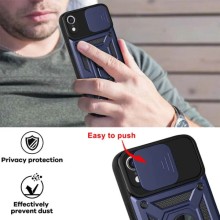 Ударостійкий чохол Camshield Serge Ring для Apple iPhone XR (6.1") – Синій