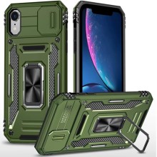 Ударопрочный чехол Camshield Army Ring для Apple iPhone XR (6.1") – Оливковый