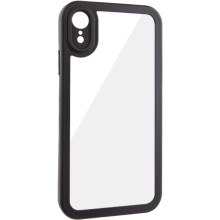 TPU чехол Transparent + Colour 1,5mm для Apple iPhone XR (6.1") – Черный