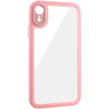 TPU чехол Transparent + Colour 1,5mm для Apple iPhone XR (6.1") – Розовый