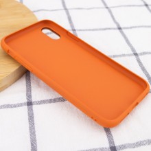 Кожаный чехол Xshield для Apple iPhone XR (6.1") – Оранжевый
