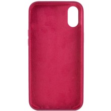 Чехол Silicone Case Full Protective (AA) NO LOGO для Apple iPhone XR (6.1") – Бордовый