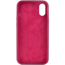 Чехол Silicone Case Full Protective (AA) NO LOGO для Apple iPhone XR (6.1") – Бордовый