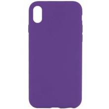 Чехол Silicone Case Full Protective (AA) NO LOGO для Apple iPhone XR (6.1") – Фиолетовый