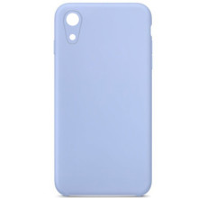 Чехол Silicone Case Square Full Camera Protective (AA) NOLOGO для Apple iPhone XR (6.1") – Голубой