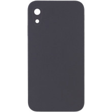 Чехол Silicone Case Square Full Camera Protective (AA) NOLOGO для Apple iPhone XR (6.1") – Серый