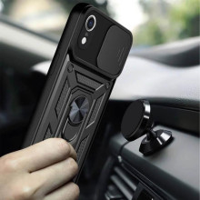 Чехол Ummi Camshield Serge Ring для Apple iPhone XR (6.1") – Черный