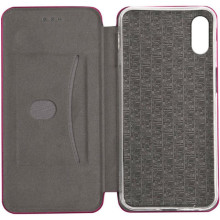 Кожаный чехол-книжка Classy для Apple iPhone XR (6.1") – Бордовый