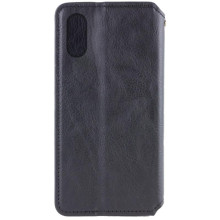 Кожаный чехол-книжка GETMAN Cubic (PU) для Apple iPhone XR (6.1") – Черный