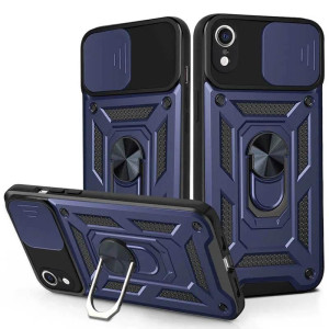 Чехол Ummi Camshield Serge Ring для Apple iPhone XR (6.1") – Синий
