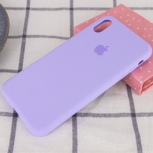 Чехол Silicone Case Full Protective (AA) для Apple iPhone XR (6.1") – Сиреневый