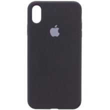 Чехол Silicone Case Full Protective (AA) для Apple iPhone XR (6.1") – Черный