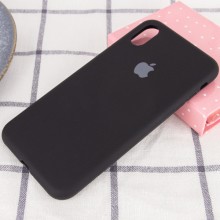 Чехол Silicone Case Full Protective (AA) для Apple iPhone XR (6.1") – Черный