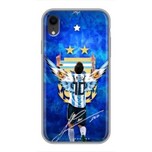 Чехлы для iPhone Xr (Leo чемпион) (AlphaPrint) (Месси сборная)
