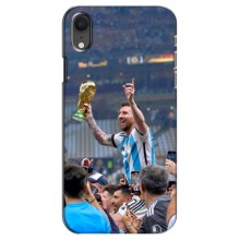 Чехлы Лео Месси Аргентина для iPhone Xr (Месси король)