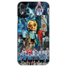 Чехлы Лео Месси Аргентина для iPhone Xr (Месси в сборной)