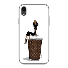 Чохли Луі Вітон для iPhone Xr (AlphaPrint - LOUIS VUITTON) (кава LOUIS VUITTON)