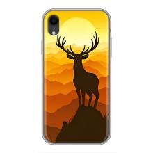 Чохли з зображенням різних тварин на iPhone Xr (Силует Оленя)