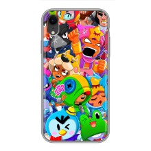 Чехлы Brawl Stars для iPhone Xr (AlphaPrint) – Герои Бравл Старс