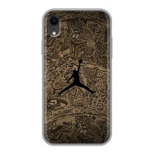 Чохли для iPhone Xr - з картинкою JORDAN (AlphaPrint) (Logo Jordan)