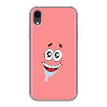 Чехлы с Патриком на iPhone Xr (Мордочка Патрика)