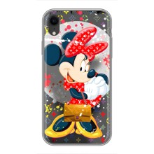 Чехол Disney Mouse iPhone Xr (PREMIUMPrint) (Minni с бантиком)