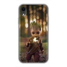 Чехол МАРВЕЛ для Айфон Хр (AlphaPrint) – I am Groot