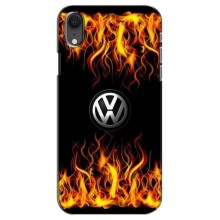 Чехол "Фольксваген" для iPhone Xr (Огненный Лого)