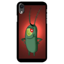 Чехол с картинкой "Одноглазый Планктон" на iPhone Xr (Стильный Планктон)