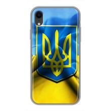 Чохол з картинкою (Патріотичний ГЕРБ) на iPhone Xr – Герб і Прапор України