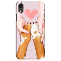 Чехол (ТПУ) Милые собачки для iPhone Xr (Любовь к собакам)