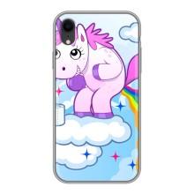Чохол Unicorn на iPhone Xr (Веселка Єдиноріга)