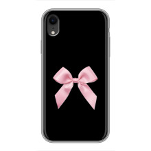 Чехол банты для iPhone Xr – Бант на черном
