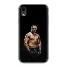 Чехол с картинкой Александр Усик для iPhone Xr – Усик на черном