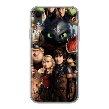 Чехол как приручить дракона на iPhone Xr (Персонажи дракона)