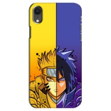 Купить Чехлы на телефон с принтом Anime для Айфон Xr (Naruto Vs Sasuke)