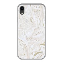 Мраморный чехол на iPhone Xr (VPrint) (Белый мрамор)