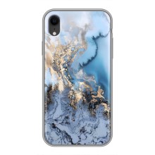Мраморный чехол на iPhone Xr (VPrint) (Нежный мрамор)