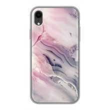 Мраморный чехол на iPhone Xr (VPrint) (Пурпурный Мрамор)