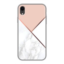 Мраморный чехол на iPhone Xr (VPrint) (Тройной мрамор)