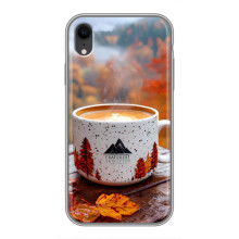 Чехол с уникальным дизайном «Осень с кофе» для iPhone Xr – Кофе на природе