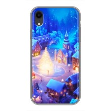 Рождественские Чехлы для iPhone Xr (VPrint) (Рождественский город)