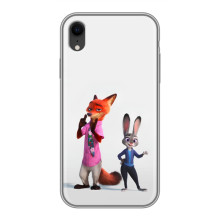 Силіконовий чохол з принтом Зоотрополіс для iPhone Xr – Джуді і Нік